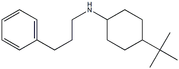 4-tert-butyl-N-(3-phenylpropyl)cyclohexan-1-amine Structure