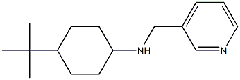 4-tert-butyl-N-(pyridin-3-ylmethyl)cyclohexan-1-amine,,结构式