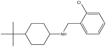 4-tert-butyl-N-[(2-chlorophenyl)methyl]cyclohexan-1-amine Structure