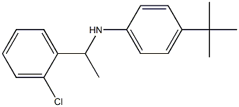4-tert-butyl-N-[1-(2-chlorophenyl)ethyl]aniline Structure