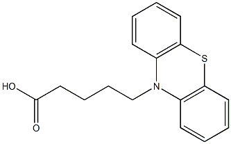 5-(10H-phenothiazin-10-yl)pentanoic acid 结构式