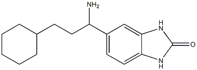 5-(1-amino-3-cyclohexylpropyl)-2,3-dihydro-1H-1,3-benzodiazol-2-one