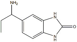5-(1-aminopropyl)-2,3-dihydro-1H-1,3-benzodiazol-2-one Structure
