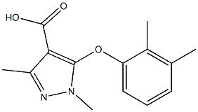 5-(2,3-dimethylphenoxy)-1,3-dimethyl-1H-pyrazole-4-carboxylic acid|