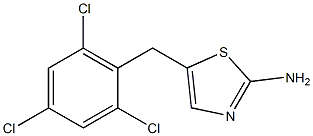 5-(2,4,6-trichlorobenzyl)-1,3-thiazol-2-amine|