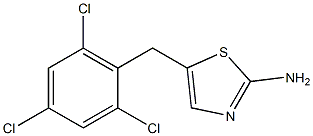  5-(2,4,6-trichlorobenzyl)-1,3-thiazol-2-amine