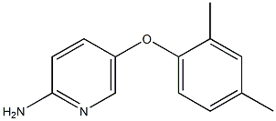 5-(2,4-dimethylphenoxy)pyridin-2-amine 结构式