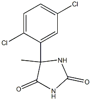 5-(2,5-dichlorophenyl)-5-methylimidazolidine-2,4-dione 结构式