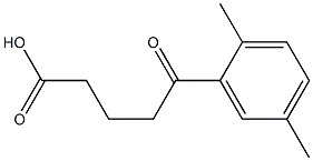 5-(2,5-dimethylphenyl)-5-oxopentanoic acid Structure
