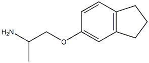 5-(2-aminopropoxy)-2,3-dihydro-1H-indene,,结构式