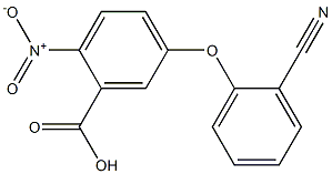 5-(2-cyanophenoxy)-2-nitrobenzoic acid 结构式