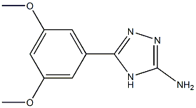 5-(3,5-dimethoxyphenyl)-4H-1,2,4-triazol-3-amine Structure