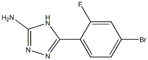 5-(4-bromo-2-fluorophenyl)-4H-1,2,4-triazol-3-amine Structure