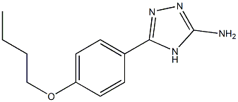 5-(4-butoxyphenyl)-4H-1,2,4-triazol-3-amine Structure
