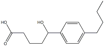  5-(4-butylphenyl)-5-hydroxypentanoic acid