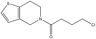 5-(4-chlorobutanoyl)-4,5,6,7-tetrahydrothieno[3,2-c]pyridine,,结构式