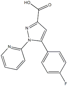 5-(4-fluorophenyl)-1-(pyridin-2-yl)-1H-pyrazole-3-carboxylic acid