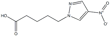 5-(4-nitro-1H-pyrazol-1-yl)pentanoic acid Structure