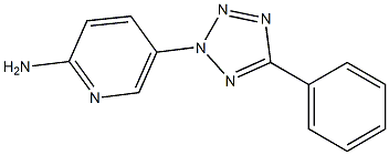 5-(5-phenyl-2H-1,2,3,4-tetrazol-2-yl)pyridin-2-amine Structure