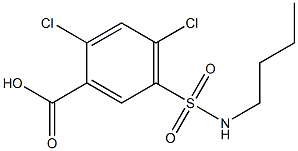  5-(butylsulfamoyl)-2,4-dichlorobenzoic acid