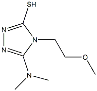 5-(dimethylamino)-4-(2-methoxyethyl)-4H-1,2,4-triazole-3-thiol Structure