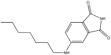 5-(heptylamino)-2,3-dihydro-1H-isoindole-1,3-dione,,结构式