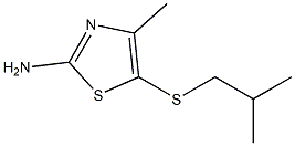 5-(isobutylthio)-4-methyl-1,3-thiazol-2-amine