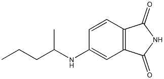 5-(pentan-2-ylamino)-2,3-dihydro-1H-isoindole-1,3-dione Structure