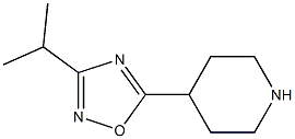 5-(piperidin-4-yl)-3-(propan-2-yl)-1,2,4-oxadiazole Structure