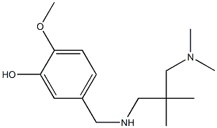 5-[({2-[(dimethylamino)methyl]-2-methylpropyl}amino)methyl]-2-methoxyphenol