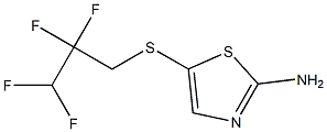 5-[(2,2,3,3-tetrafluoropropyl)sulfanyl]-1,3-thiazol-2-amine Structure