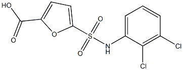 5-[(2,3-dichlorophenyl)sulfamoyl]furan-2-carboxylic acid Structure