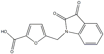 5-[(2,3-dioxo-2,3-dihydro-1H-indol-1-yl)methyl]-2-furoic acid