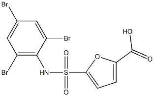 5-[(2,4,6-tribromophenyl)sulfamoyl]furan-2-carboxylic acid