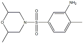 5-[(2,6-dimethylmorpholine-4-)sulfonyl]-2-methylaniline