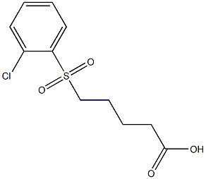 5-[(2-chlorobenzene)sulfonyl]pentanoic acid