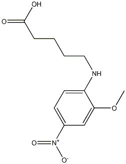 5-[(2-methoxy-4-nitrophenyl)amino]pentanoic acid