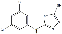 5-[(3,5-dichlorophenyl)amino]-1,3,4-thiadiazole-2-thiol Structure