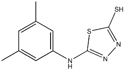 5-[(3,5-dimethylphenyl)amino]-1,3,4-thiadiazole-2-thiol,,结构式