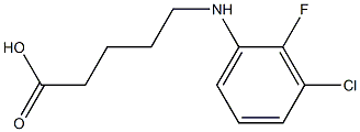 5-[(3-chloro-2-fluorophenyl)amino]pentanoic acid