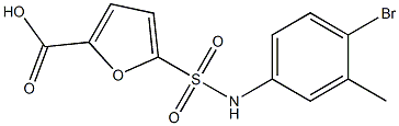 5-[(4-bromo-3-methylphenyl)sulfamoyl]furan-2-carboxylic acid