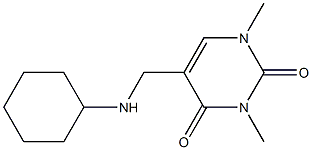 5-[(cyclohexylamino)methyl]-1,3-dimethyl-1,2,3,4-tetrahydropyrimidine-2,4-dione