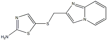 5-[(imidazo[1,2-a]pyridin-2-ylmethyl)thio]-1,3-thiazol-2-amine