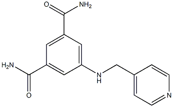  5-[(pyridin-4-ylmethyl)amino]benzene-1,3-dicarboxamide