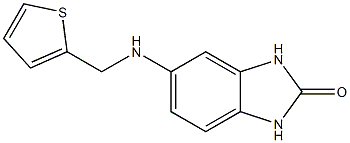 5-[(thiophen-2-ylmethyl)amino]-2,3-dihydro-1H-1,3-benzodiazol-2-one Structure