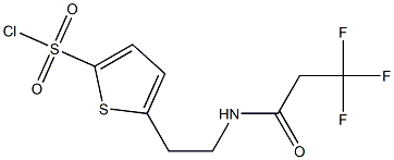 5-[2-(3,3,3-trifluoropropanamido)ethyl]thiophene-2-sulfonyl chloride
