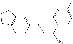 5-[2-amino-2-(2,4-dimethylphenyl)ethoxy]-2,3-dihydro-1H-indene Structure