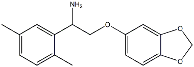 5-[2-amino-2-(2,5-dimethylphenyl)ethoxy]-2H-1,3-benzodioxole|