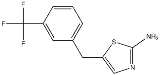 5-[3-(trifluoromethyl)benzyl]-1,3-thiazol-2-amine