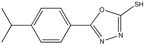5-[4-(propan-2-yl)phenyl]-1,3,4-oxadiazole-2-thiol Structure